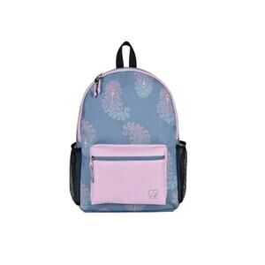 Ivory Ella Laptop Backpack 17 Inch Paisley Print